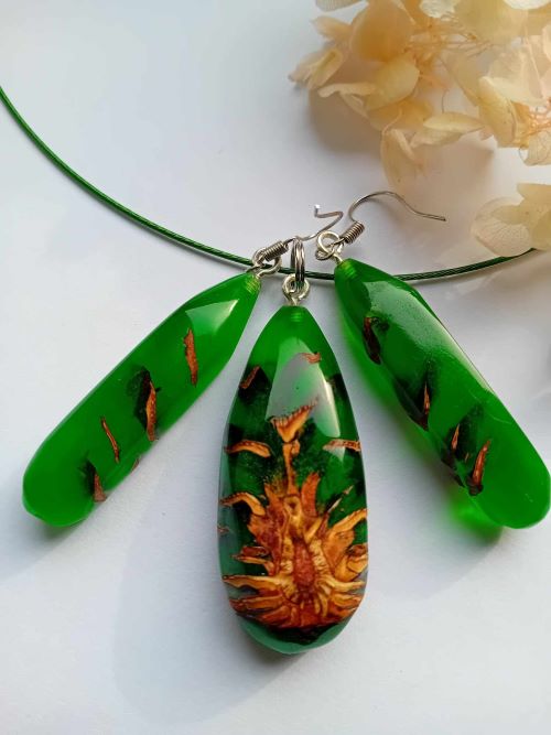 Souprava sada Šiška mechově zelené
